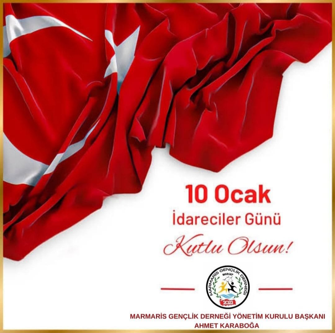 Başta şehid Valimiz #RecepYazıcıoğlu Şehid Kaymakam #MuhammedFatifSafitürk olmak üzere;
yurdun dört bir yanında hizmet odaklı çalışan tüm Mülki İdare Amirlerimzn ile Muğla Valimiz ve Marmaris Kaymakamımızn  #10OcakİdarecilerGününü kutlarım
<a href="/turkidare/">TÜRK İDARE</a>
<a href="/idrisakbiyik/">Dr. İdris AKBIYIK</a> <a href="/nurullahkaya45/">Nurullah Kaya</a>