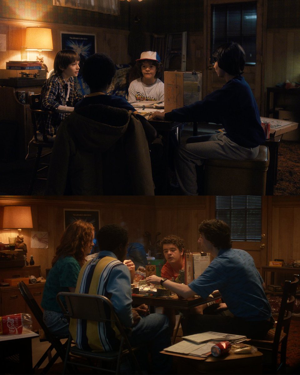 NetflixBrasil's tweet image. Stranger Things 1 x Stranger Things 5.