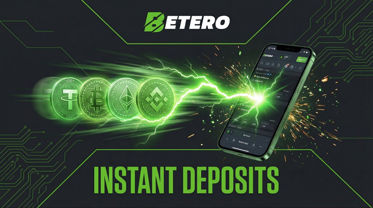 Beterocoin's tweet image. ⚡ Need for Speed?

Every second counts in the game. Betero deposits are faster than ever.
❌ No more waiting for confirmations.
✅ &amp;lt; 1 Minute Processing Time.
✅ Instant Credit to your account.

👉 Deposit &amp;amp; Play Now: betero.app

#Speed #Crypto #Betting #Betero