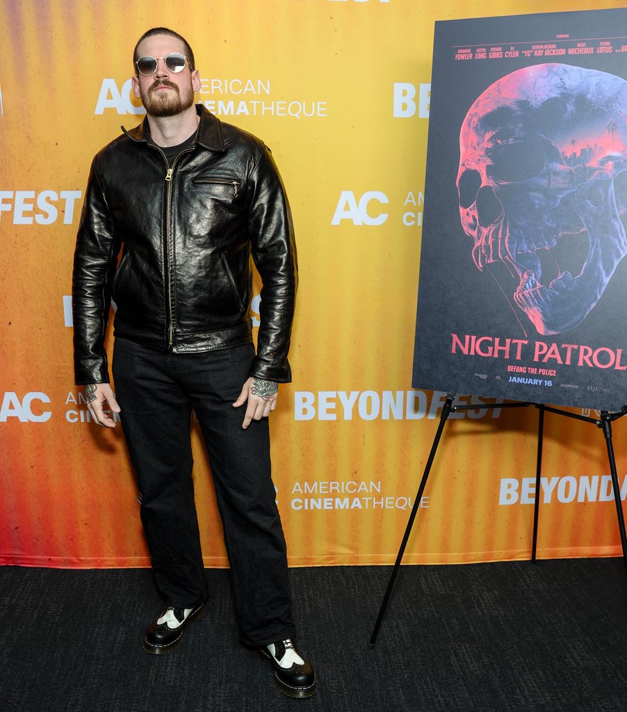 Night Patrol is officially in theaters next week. One of the coolest experiences of my life.

Here’s some various lore:
• Producer Josh Goldbloom (the greatest dude of all time) and director Ryan Prows (the other greatest dude of all time) originally reached out via the HardLore