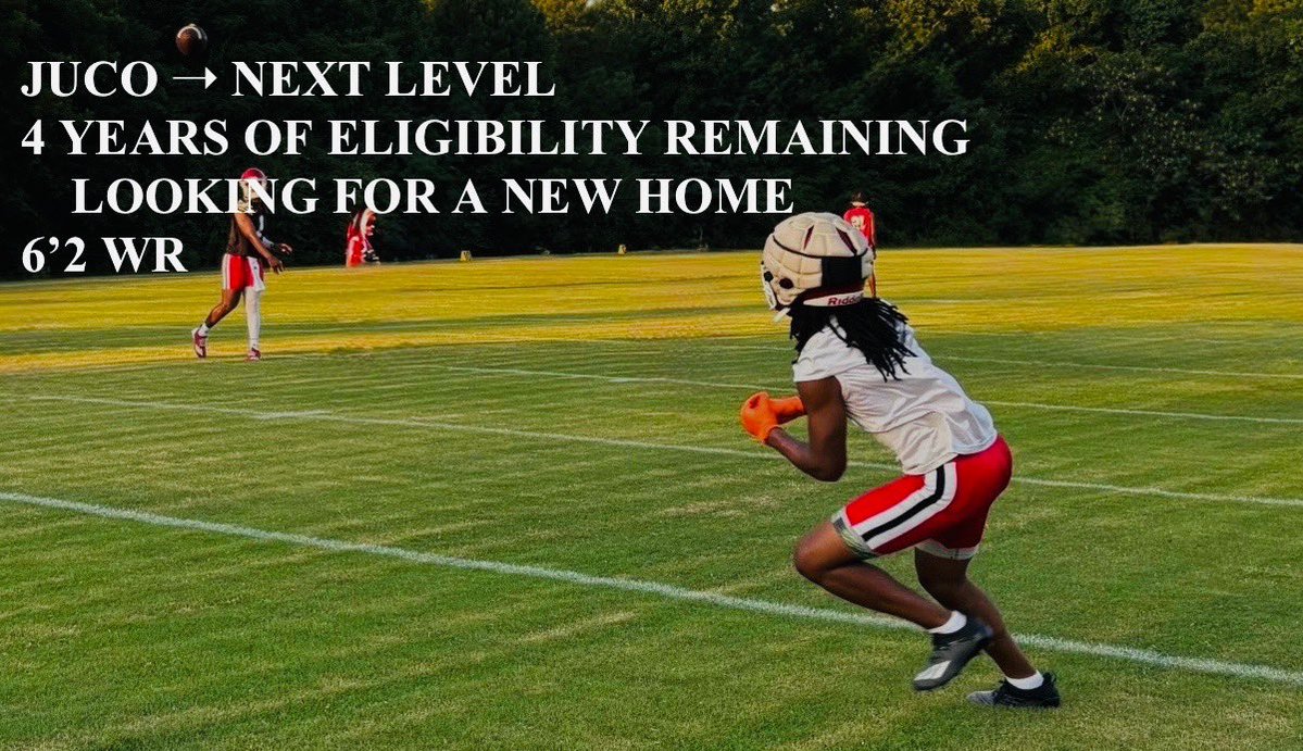 _SLIMEG's tweet image. Seeking a new football opportunity.
JUCO transfer | 4 years eligibility remaining | D1 eligible academically
Ready to compete immediately.