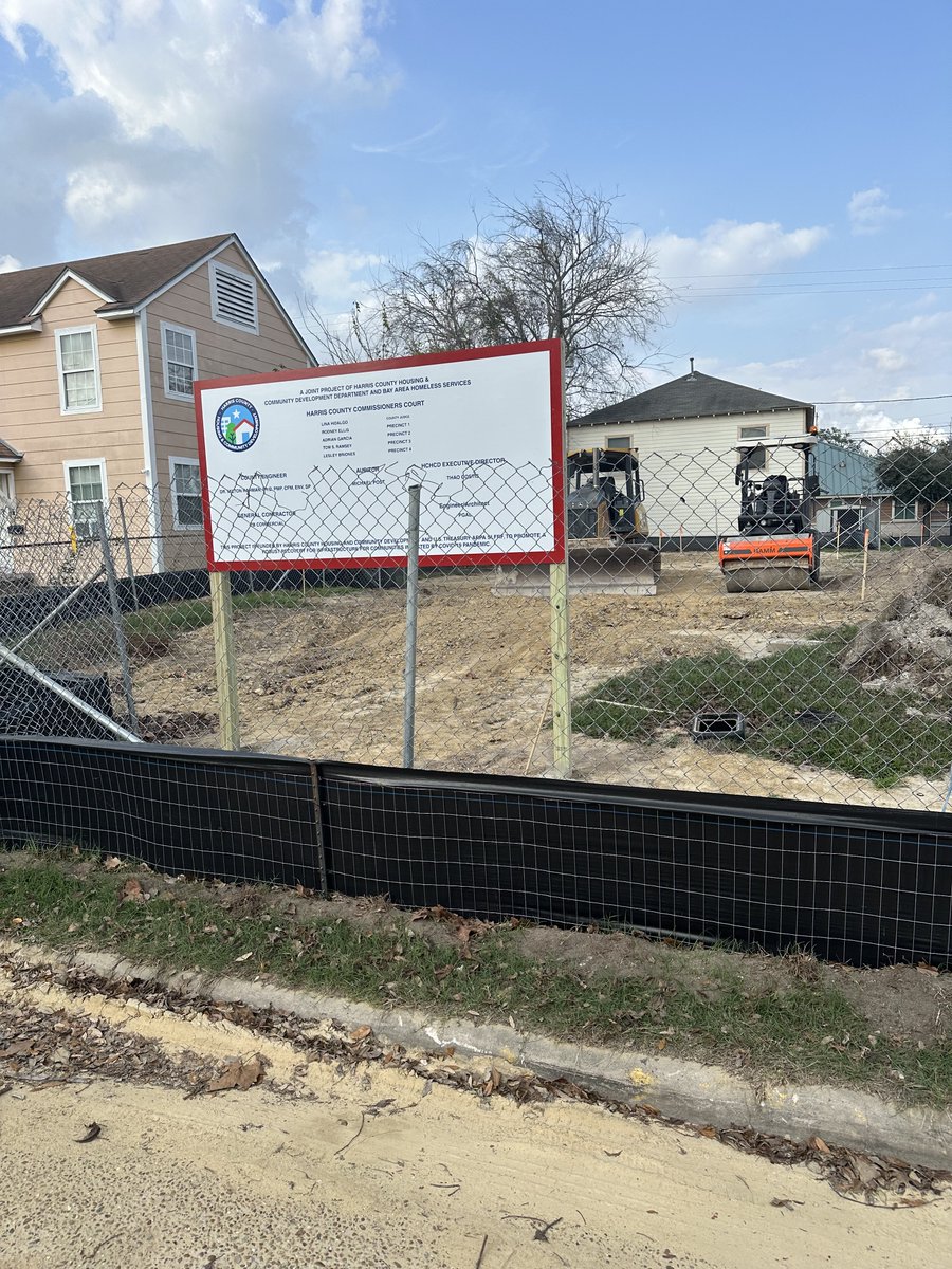 BAHSBaytown's tweet photo. The sign is up! The heavy equipment is  onsite! Let’s move some dirt!! https://t.co/Ev7vELDRRM