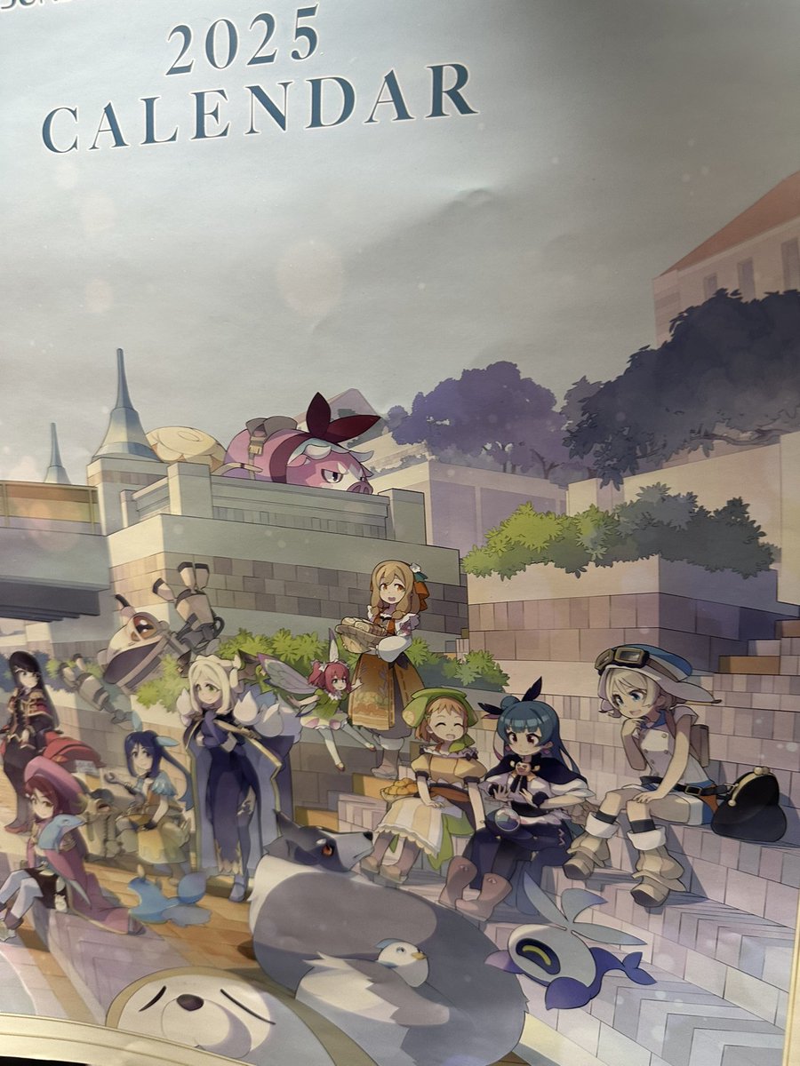秋津たいら@sasimin さんのイラストの去年のカレンダーをようやく