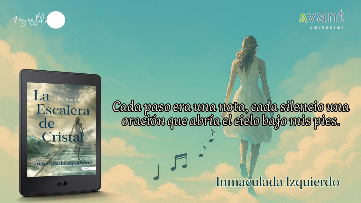 💫 La escalera de cristal
de Inmaculada Izquierdo
👉 rxe.me/M3SNYJ 
🌌 Sube un peldaño… y mira dentro de ti.
Cada paso es un reflejo, cada reflejo, un recuerdo.
En lo alto, la verdad que siempre estuvo ahí: la que habita en tu propio ser.
✨ Porque el mayor viaje no es