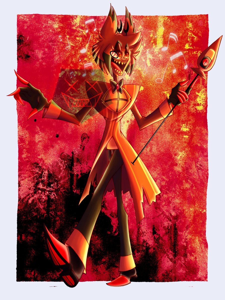 " Sing Along With Me, Dear! "

#Alastor 
#HazbinHotelFanart 
#HazbinHotelAlastor