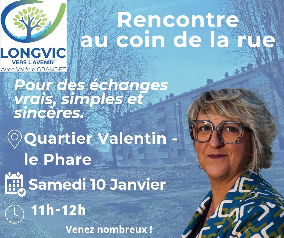 LongvicL's tweet photo. Demain rendez-vous à Valentin !
On adore ces échanges vrais sincères et simples !
#longvicverslavenir #rencontreaucoindelarue #longvic https://t.co/n7TdNevhDc