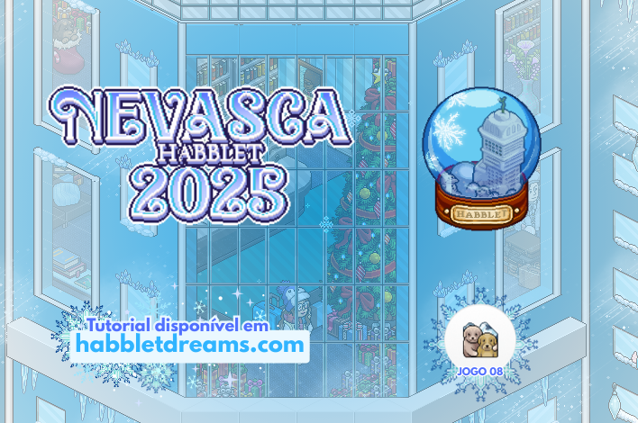 Confira o tutorial e saiba como garantir um emblema no jogo 08 da campanha Nevasca, em: 🐶❄️🎄✨

🔗habbletdreams.com/noticia/174/ha…