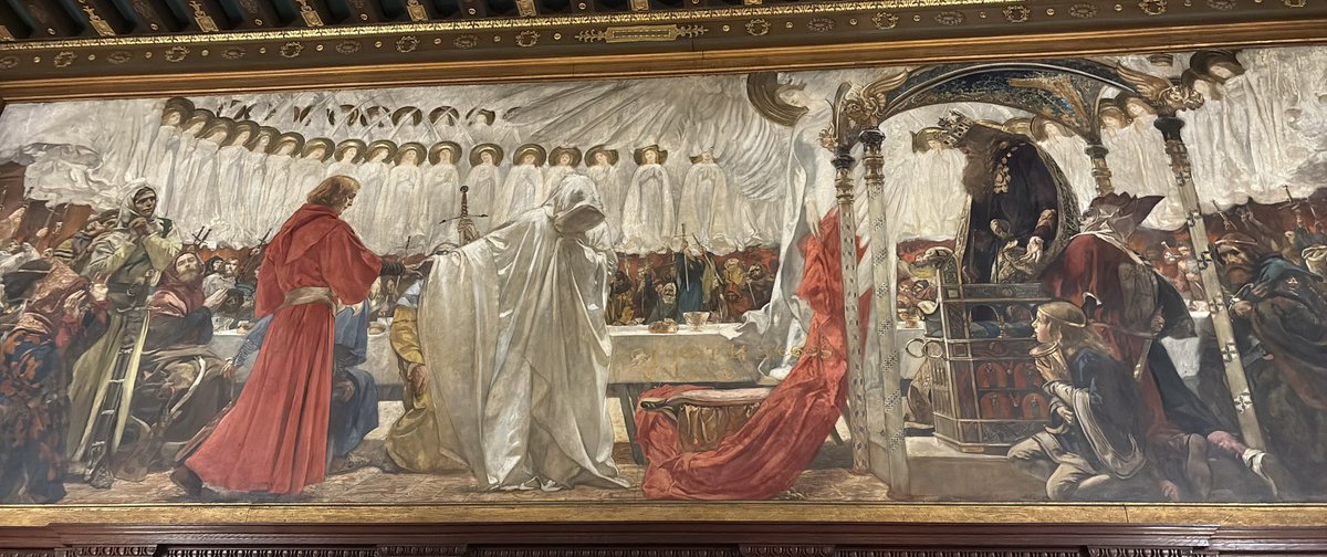 EricWiberg's tweet image. Boston Public Library’s Abby Room Murals in one of the first feee libraries and a wonder to explore. bpl.org/wp-content/upl…