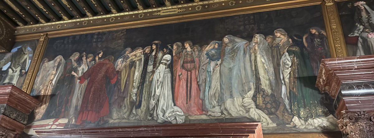 EricWiberg's tweet image. Boston Public Library’s Abby Room Murals in one of the first feee libraries and a wonder to explore. bpl.org/wp-content/upl…