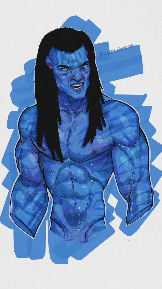 Who doesn’t love Jake Sully - in my new artstyle ✨

 #avatar #art #JakeSully #illustration #portrait #daddy