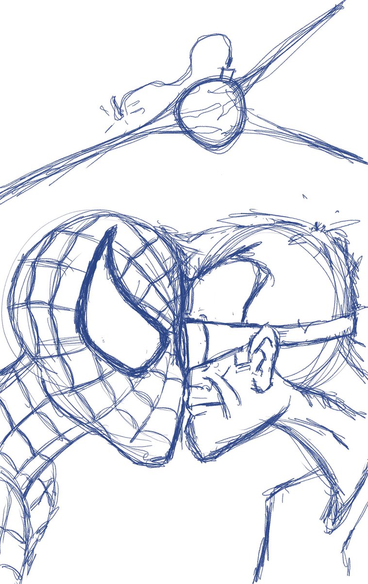 Here's and #illustration I did for a potential (maybe not legal) faceoff of a popular mainstream #comic character vs a popular #indiecomic character.

#art #drawing #procreate #comicbooks #indiecomics