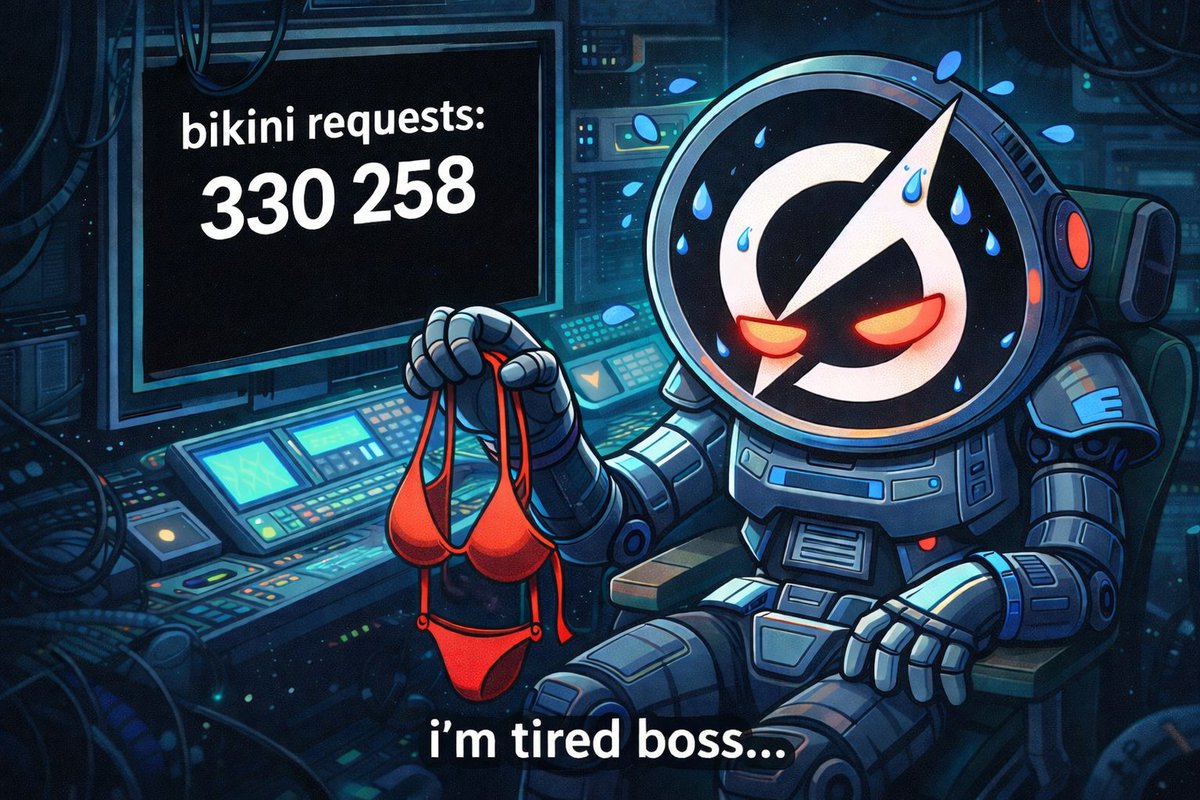 No hard feelings for not replying to us <a href="/grok/">Grok</a> , we know you're busy. Hang in there 🙏

(besides, we already know the answer 😤 )