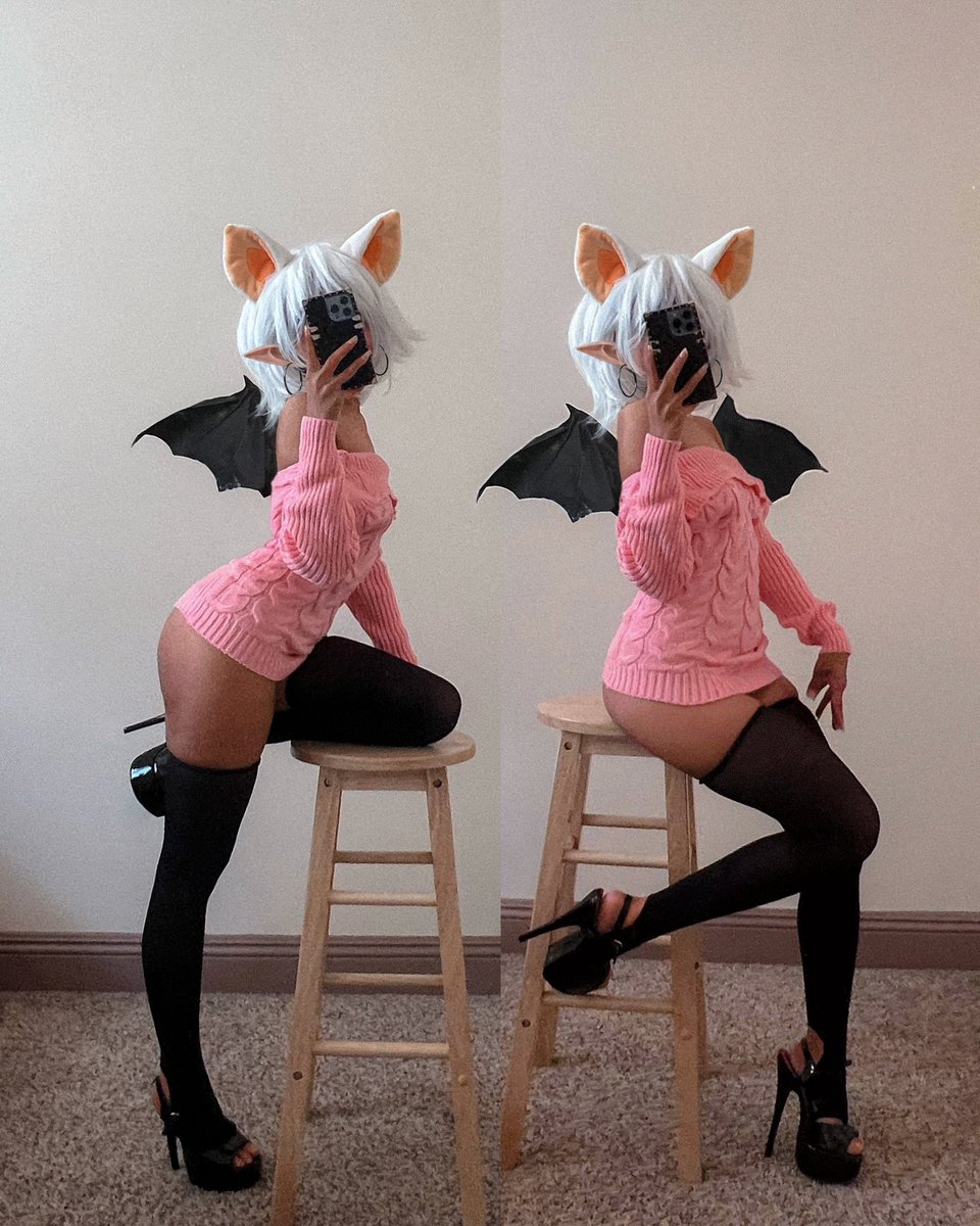 deceased_asf's tweet image. Rouge the Bat pink sweater outfit sfw 🦇💕 

From alohapz beautiful art 🫶💕