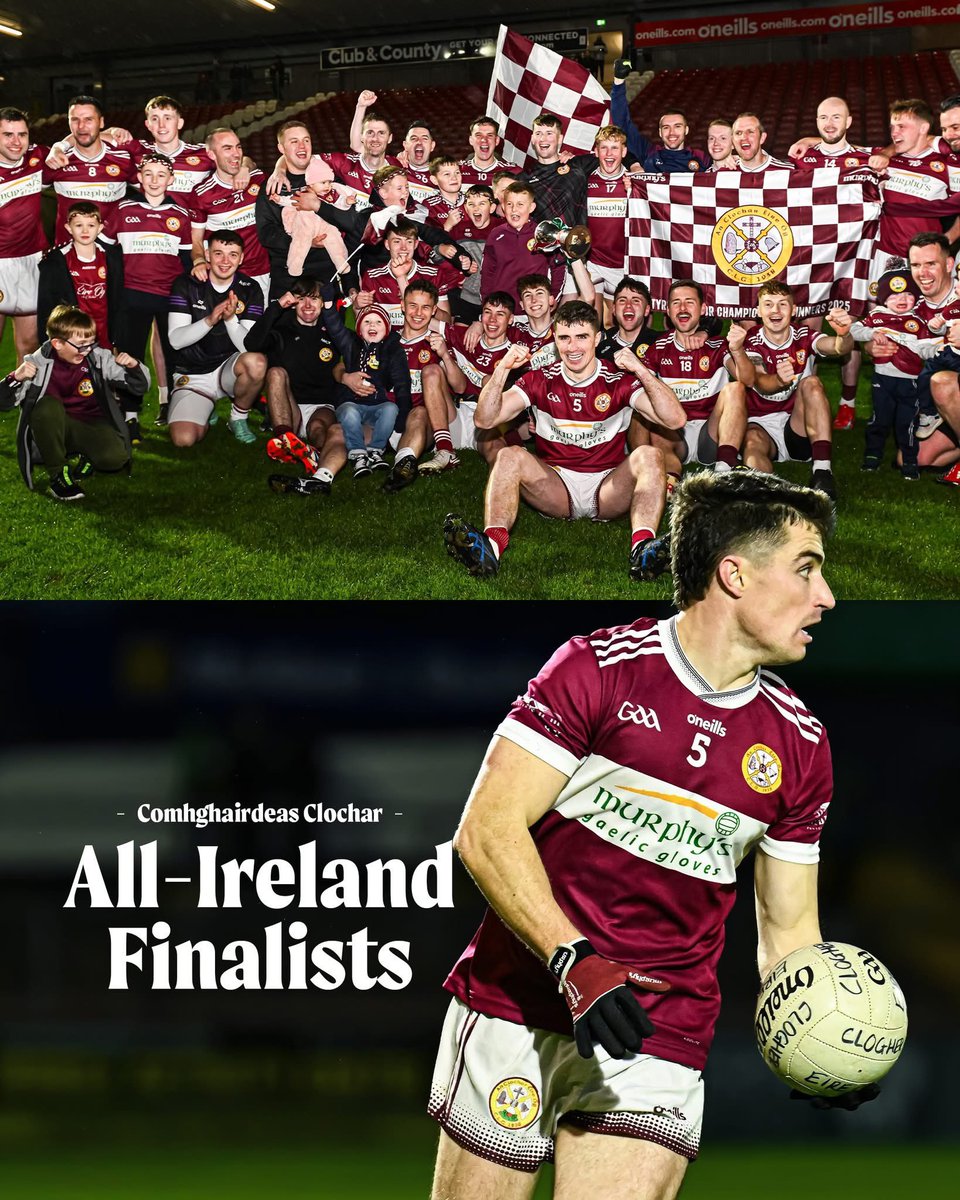 greencastleGAA's tweet photo. We would like to wish @ClogherGAC the very best of luck in the All-Ireland Junior Club Football Championship Final on Sunday. 
As the first Tyrone club to lift the title, we know how special this occasion is, do the county proud and bring the cup back to Tyrone! 
Ádh mór oraibh☘️ https://t.co/mbpR4gw0Rh