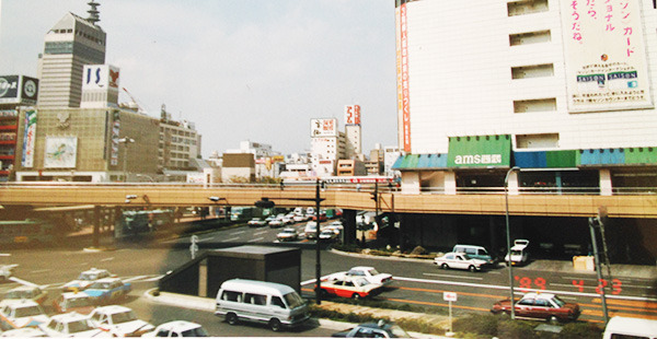 1989年、仙台駅西口