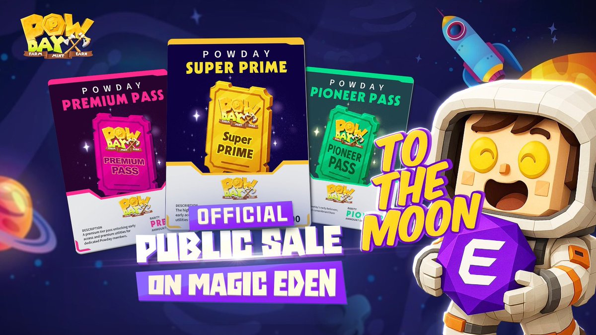 🔥 PLAY FIRST. WIN BIG. 📷 Owning an NFT Powday 

Pass gives you EARLIEST ACCESS to Open Beta — limited slots only.  📷 Total rewards up to $10,000 📷 Be among the first pioneers shaping Powday’s economy ⚡
<a href="/PowdayOfficial/">Powday Farm - “Play Hard. Earn Smart.”</a>