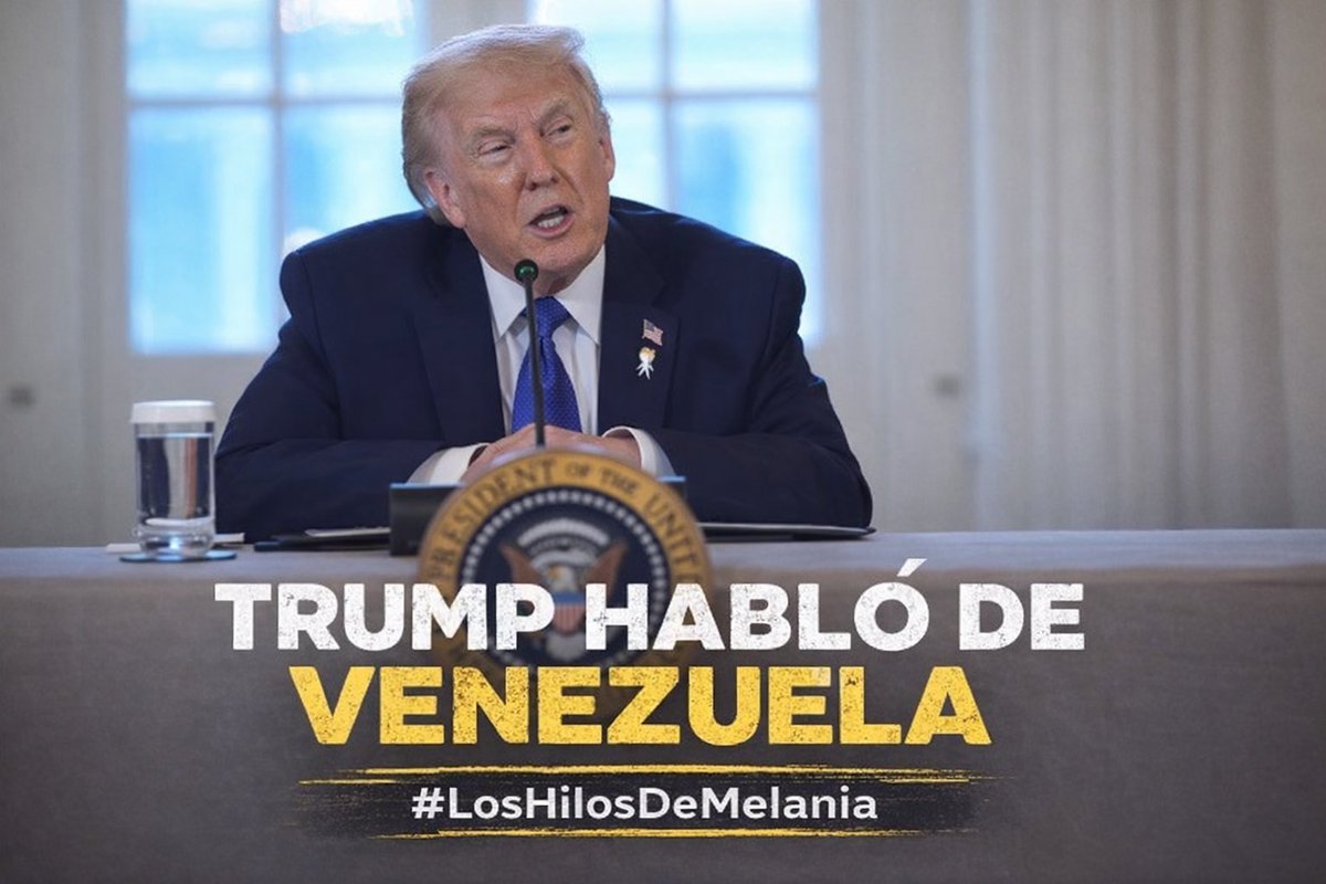 melania0880's tweet image. 🧵 Trump habló de Venezuela.
Y por primera vez en mucho tiempo, no sonó a improvisación.

Punto por punto. Sin euforia. Sin ingenuidad. Con bisturí.

👇

🪡 1. Recuperación económica “histórica”
Trump habló de una recuperación económica enorme para Venezuela. No como promesa…