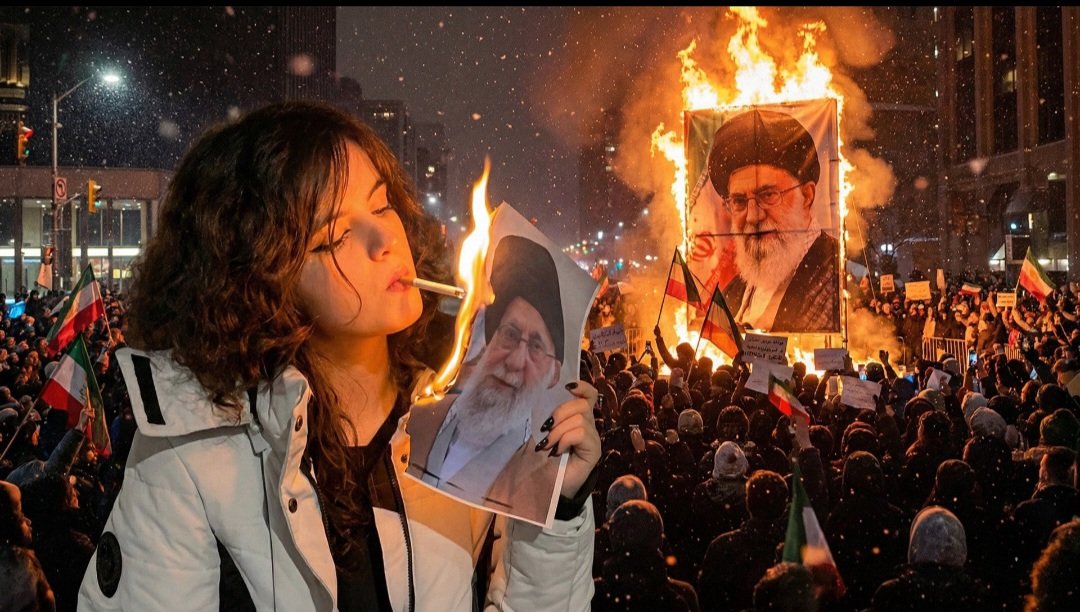 9.1.2026 Milat; bu coğrafyada 'Diktörler' kaybetmeye mahkumdur! Çürümüş rejimleri ve koltukları bir bir yok olacak. #Iran #IranProtests #IranRevolution2026