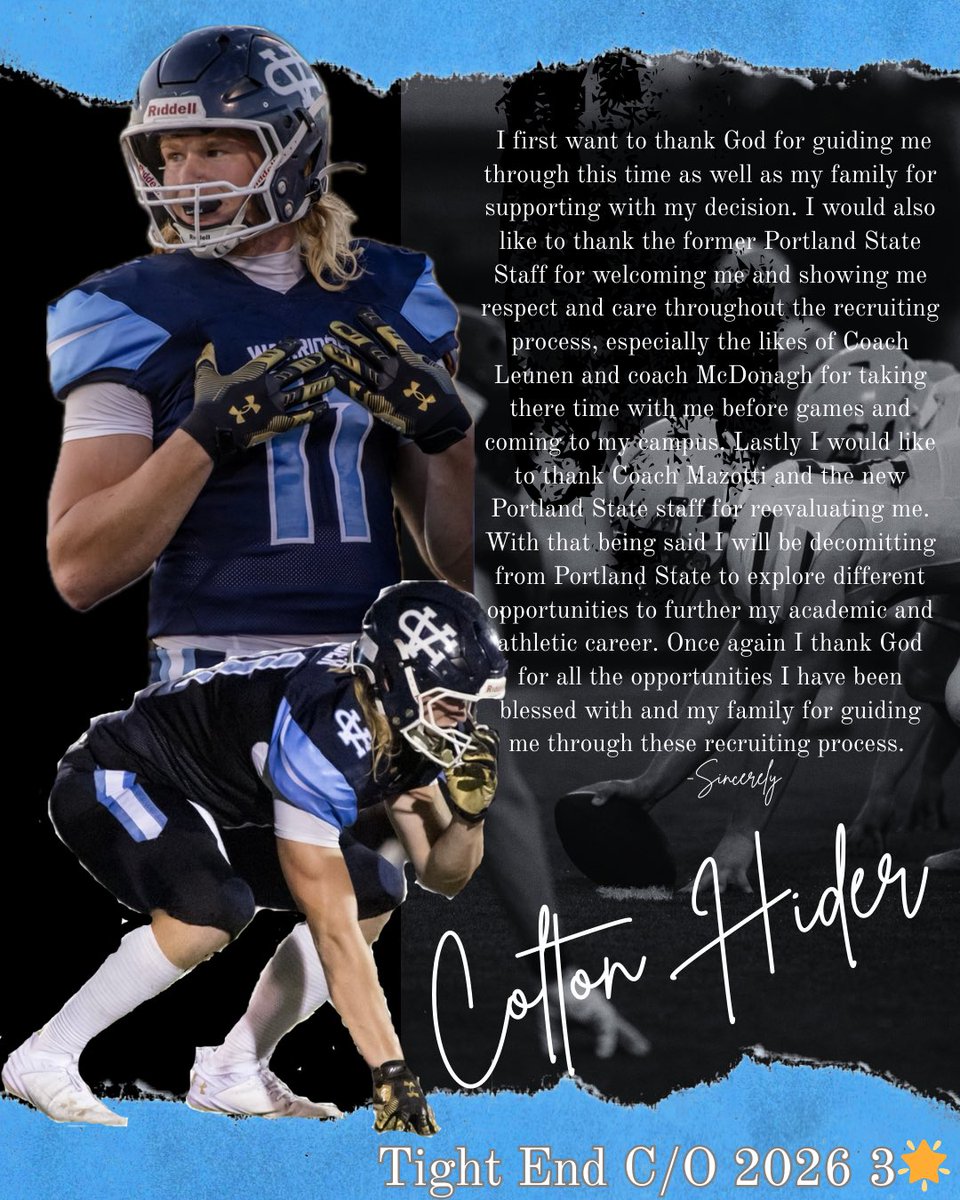 Colton Hider 3🌟TE tweet media