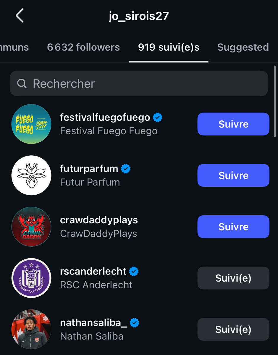 Le gardien canadien suit déjà le compte officiel du RSCA sur Instagram ! 👀

#VamosAnderlecht🟣⚪️