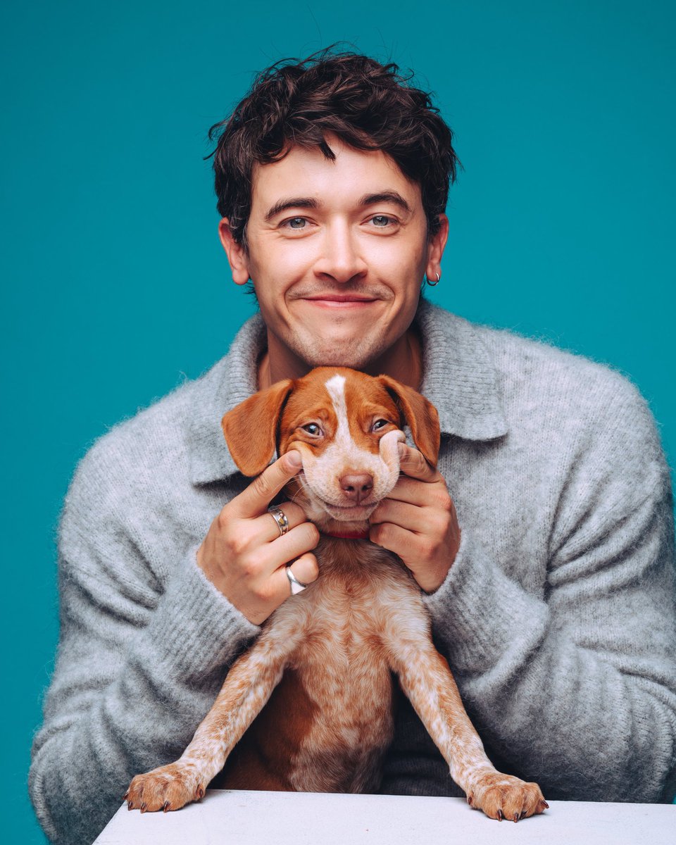 Tom Blyth for Buzzfeed’s Puppy Interview