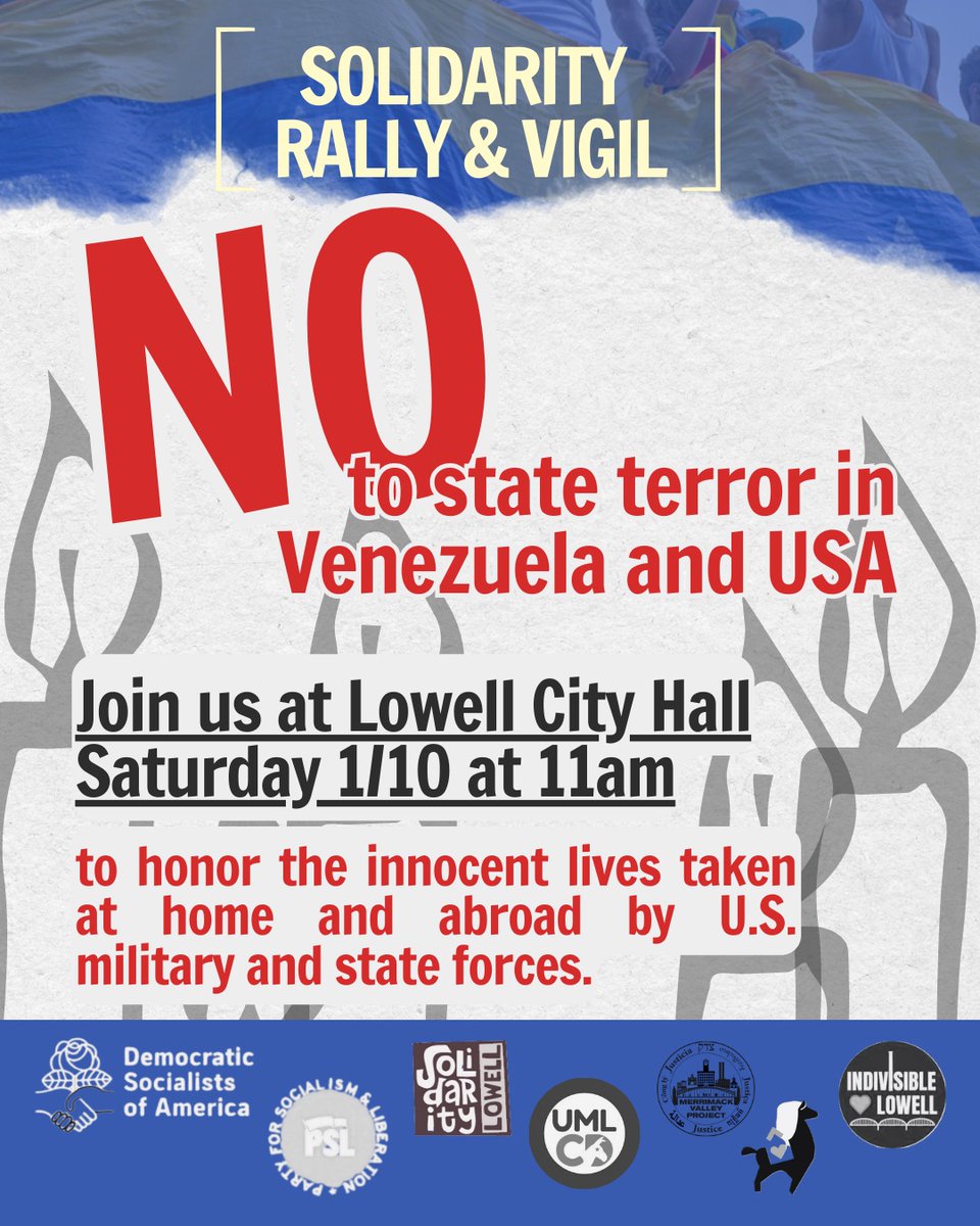 solidaritylowel's tweet photo. Rally tomorrow at Lowell City Hall! - https://t.co/ay35Xt1G6n https://t.co/t3GtO1lHTl