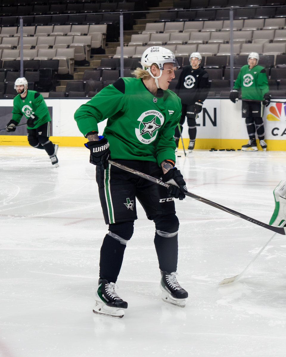 DallasStars's tweet image. New time zone, same energy 🔥