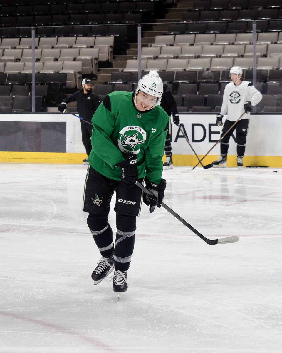 DallasStars's tweet image. New time zone, same energy 🔥