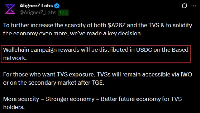 don't bet on the success of your sale to actually pay your creators lmao

that's literally gambling.

and that's what seems to have done  AlignerZ with its quackers: 

> AlignerZ ran an Infofi campaign on wallchain 
> promised a $670k USDC reward pool for quackers 
> announced a