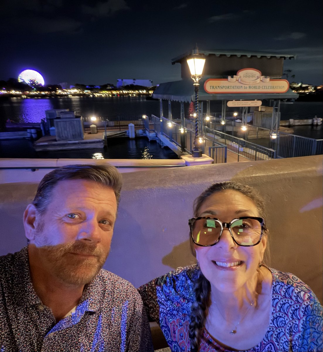 DisneyTripTips's tweet image. Enjoying the evening at EPCOT