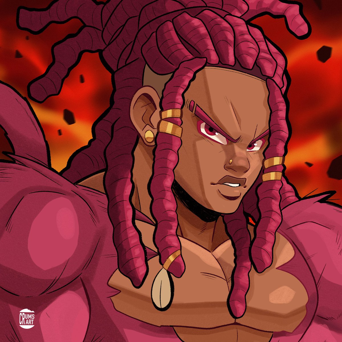 CRUMSART's tweet image. Super Saiyan 4