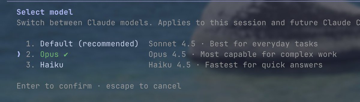 volvox_llc's tweet image. Just a heads up that Claude Code (v2.1.3) changes the default model from Opus to Sonnet!

#Claude #ClaudeCode #VibeCoding