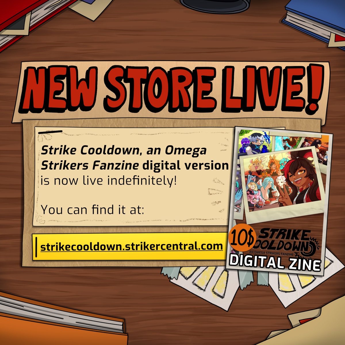 StrikeCooldown's tweet image. The new home of Strike Cooldown is now LIVE! 

Buy the digital edition forever at strikecooldown.strikercentral.com