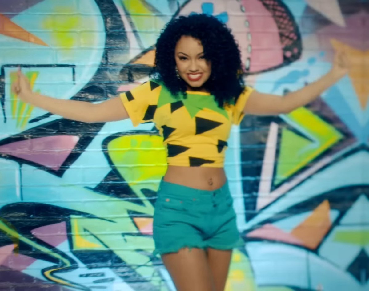 “she never claimed to be jamaican until she went solo” 

meanwhile leigh-anne in 2012 wearing the colours of the flag in little mix’s debut music video: