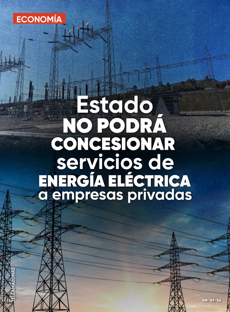 teleamazonasec's tweet image. #ECONOMÍA | Corte Constitucional prohibe concesionar a la empresa privada los servicios de energía eléctrica bajo la justificación de interés público. Lea aquí la nota completa f.mtr.cool/muihgqbybk