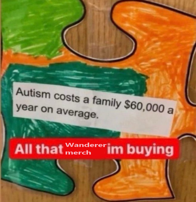 my family when they ask if i want something for christmas/my birthday and i say wanderer merch