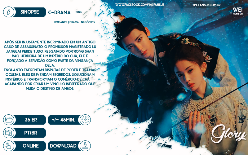 WeiFansub's tweet image. #LANÇAMENTO | GLORY
Já começo dizendo que nunca um elenco tão bonito, viu? Até os servos são lindos, um ótimo drama pra limpar as vistas 🤌 Além disso, é um drama diferente, onde quem tem o poder na cidade é uma família dominada por mulheres, elas q tem as rédeas de tudo,