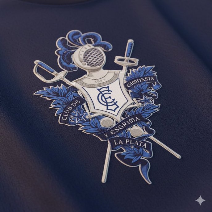 EL ESCUDO DE FÚTBOL MÁS LINDO DEL MUNDO 💙🐺 #GELP #CGE
