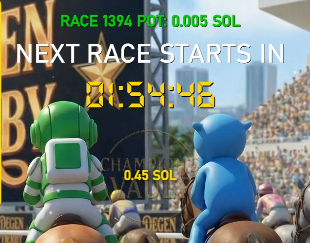 11% of $HORSE supply has now been burnt. I also just added .5 SOL to the vault, next race in 2 hours!