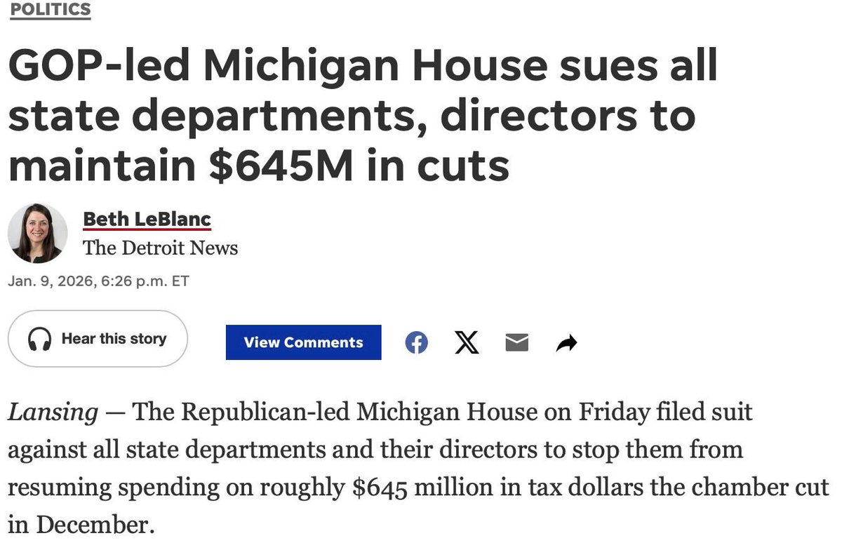 FightLikeHall's tweet photo. Value for taxpayer dollars starts with an active Legislature that reviews spending and exercises its constitutional duty.  Eliminating spending of taxpayer money on DEI Festivals, tampons in boys bathrooms, and subsidies for illegal aliens among many other ridiculous items isn’t a constitutional crisis - it’s the job the Republican House was elected to do. It would be an actual crisis if the Attorney General’s obviously political opinion was allowed to gut the supervision of the People’s resources by the People’s House.