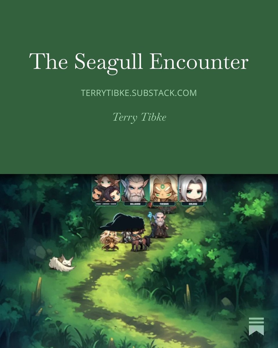 The Seagull Encounter open.substack.com/pub/terrytibke…  #ttrpg #DnD