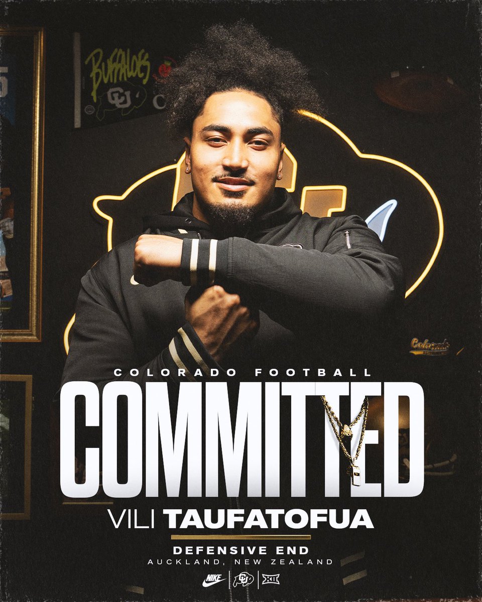 ViliTaufatofua's tweet image. Let’s Work! Go Buffs 🦬

#Commited