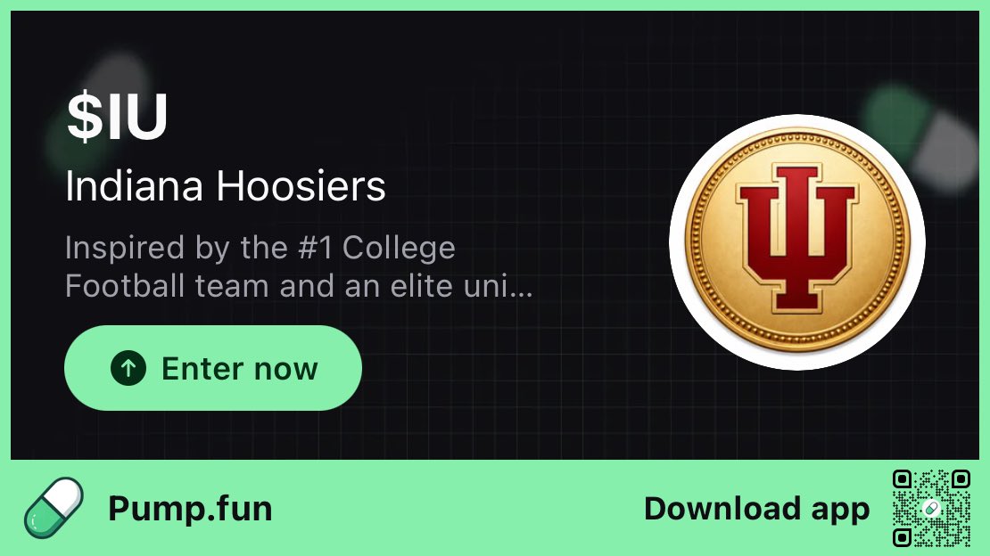 SportsCryptoDad's tweet photo. @pdhoosier1972 Never Daunted!! Go IU!!

https://t.co/TqCxtpV8at

$IU #IU https://t.co/Jn8AzYRpIm