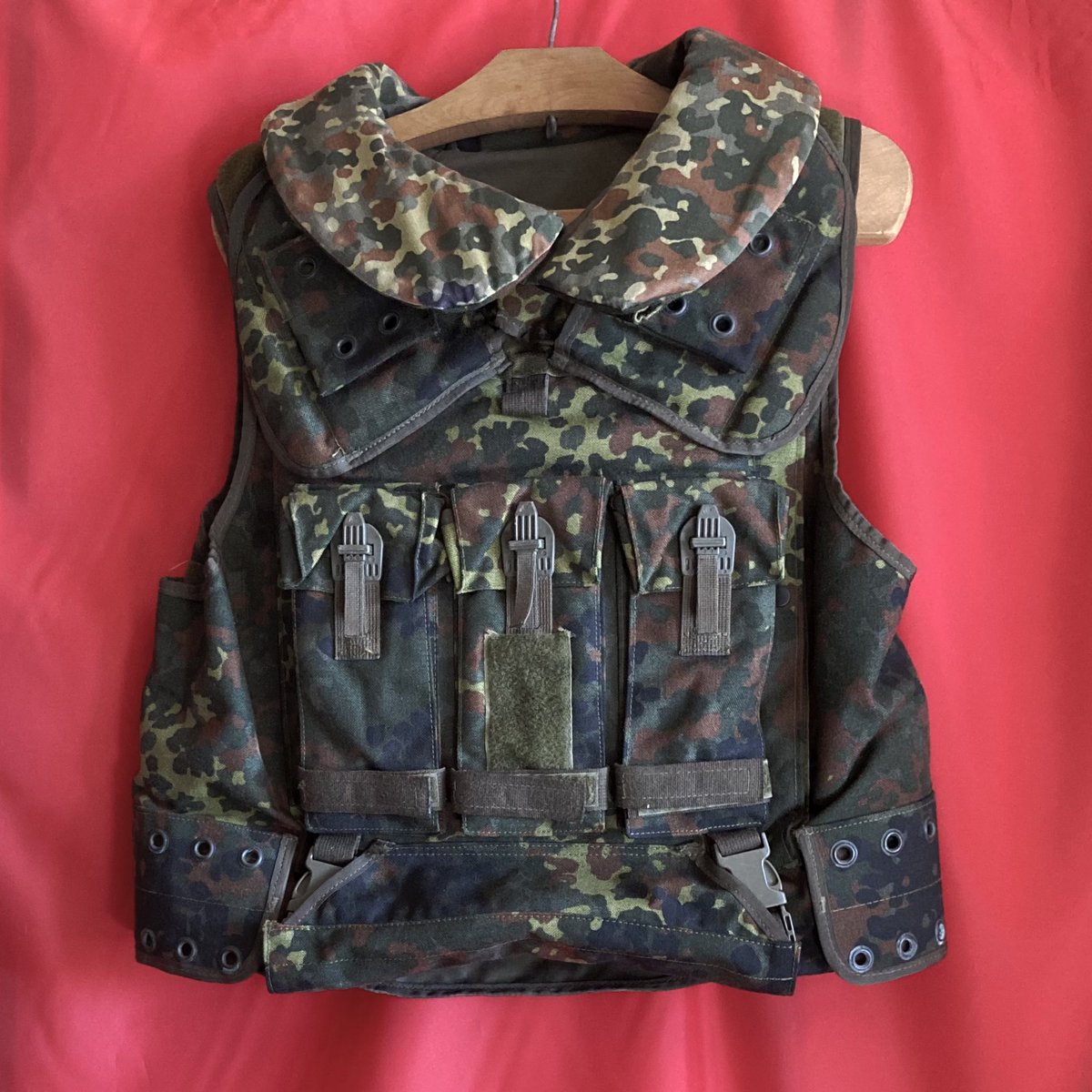 BW ドイツ連邦軍SK-1防破ベスト 実物中古ケブラー防弾材付 1989年製実物 BW ドイツ連邦軍SK-1防破ベスト 実物中古ケブラー防弾材付 1989