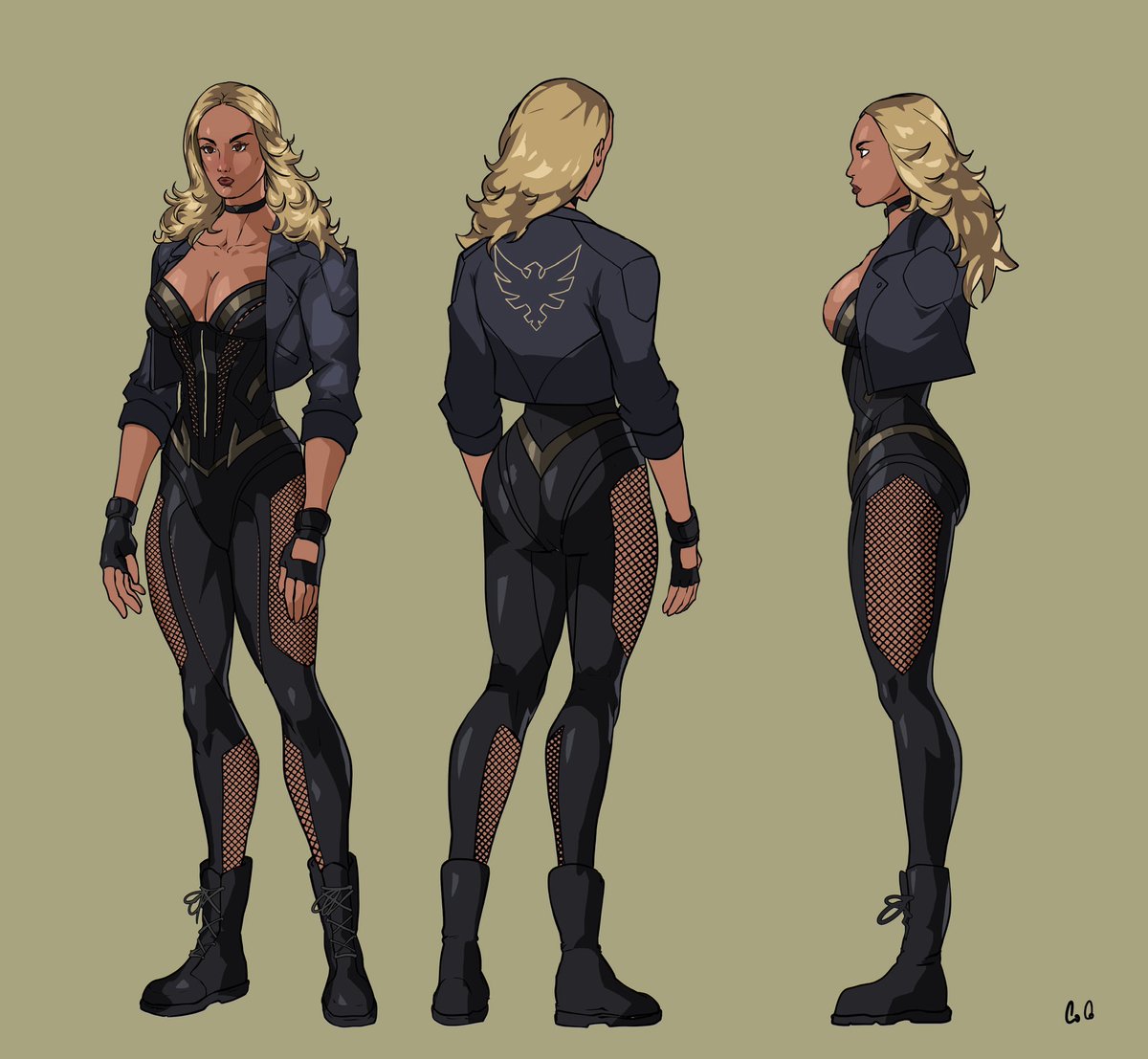 prettybirdll's tweet photo. “Her name is Dinah Lance… she is known as the Black Canary… but this bird doesn’t sing… she fights!” 🖤🐦‍⬛🔊

Art by @StellarAvenger #BlackCanary @jurneesmollett https://t.co/7hsE3bd5IX