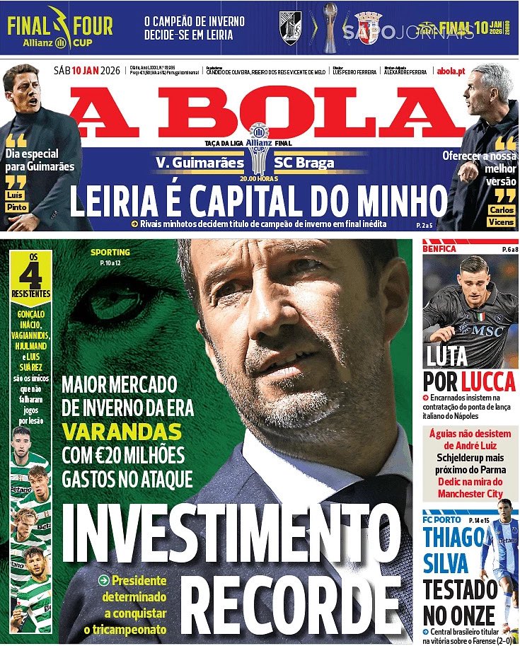 Já não há mais palavras… É triste <a href="/abolapt/">A BOLA</a> 🖕