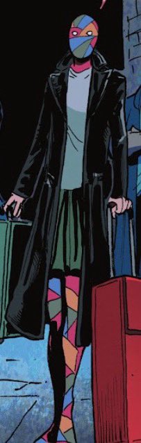 WcnderFate's tweet image. that rucka OC will get a billion cameos bc rucka while the absolute nonbinary icon that is stitch continues to be ignored.