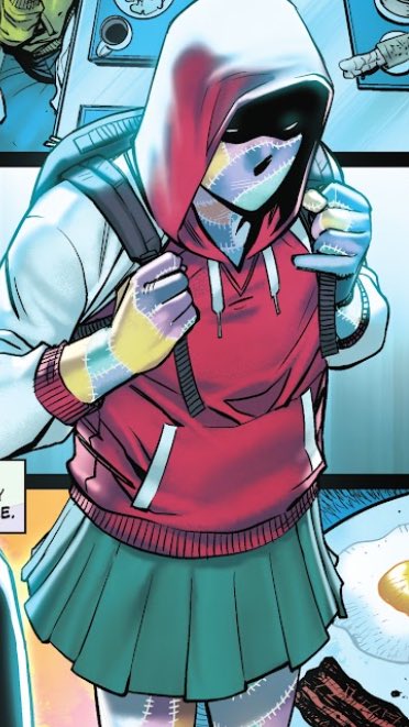 WcnderFate's tweet image. that rucka OC will get a billion cameos bc rucka while the absolute nonbinary icon that is stitch continues to be ignored.