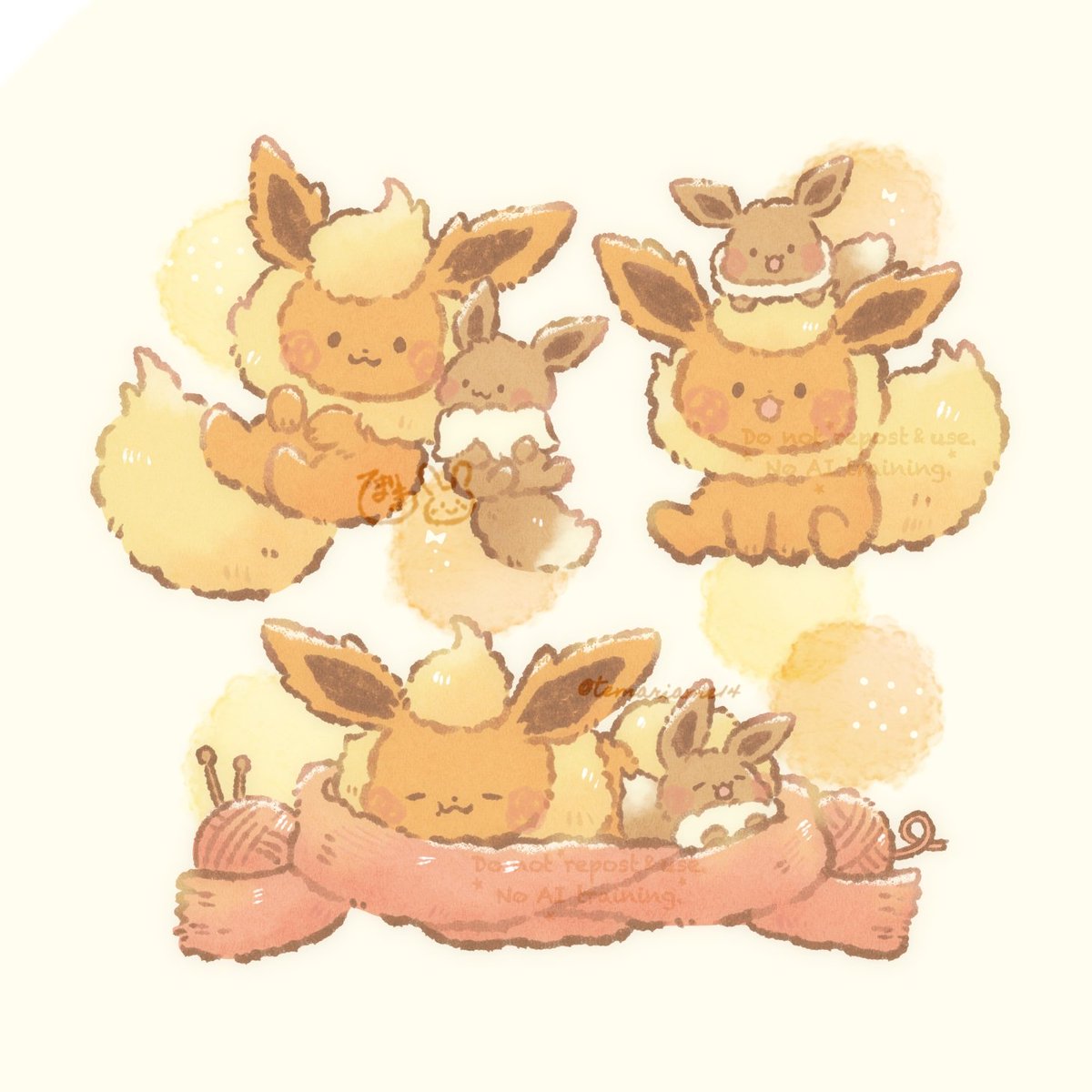 ブースターちゃんとイーブイちゃん☀️

#ブースターの日