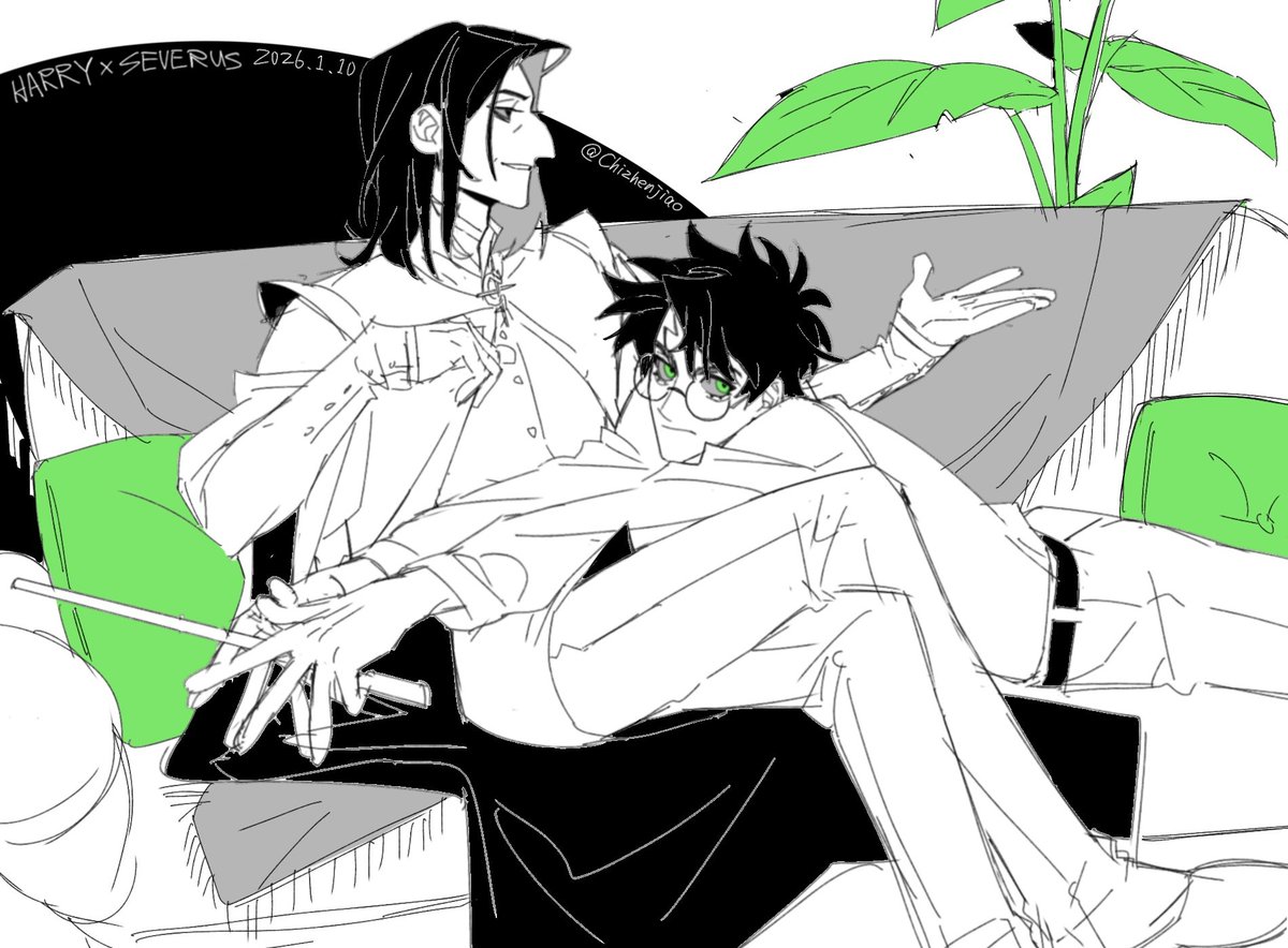 コウ様୨୧専用୨୧ RT @Chi_zhenjiao: #hpss 💚🌱🐍